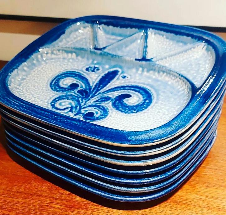 Fonduborden West-Germany, Huis en Inrichting, Keuken | Servies, Keramiek, Ophalen of Verzenden