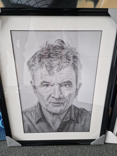 Gesigneerde tekening Bart Peeters, Verzamelen, Overige Verzamelen, Nieuw, Ophalen