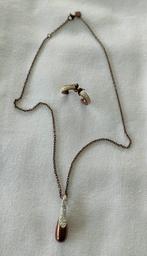 Victoria juwelen set, Bijoux, Sacs & Beauté, Colliers, Comme neuf, Brun, Autres matériaux, Avec pendentif