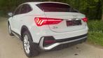 Audi Q3 Sportback 40 TDi Quattro S line toit panoEU6APTVAC, Automaat, Gebruikt, Wit, Leder