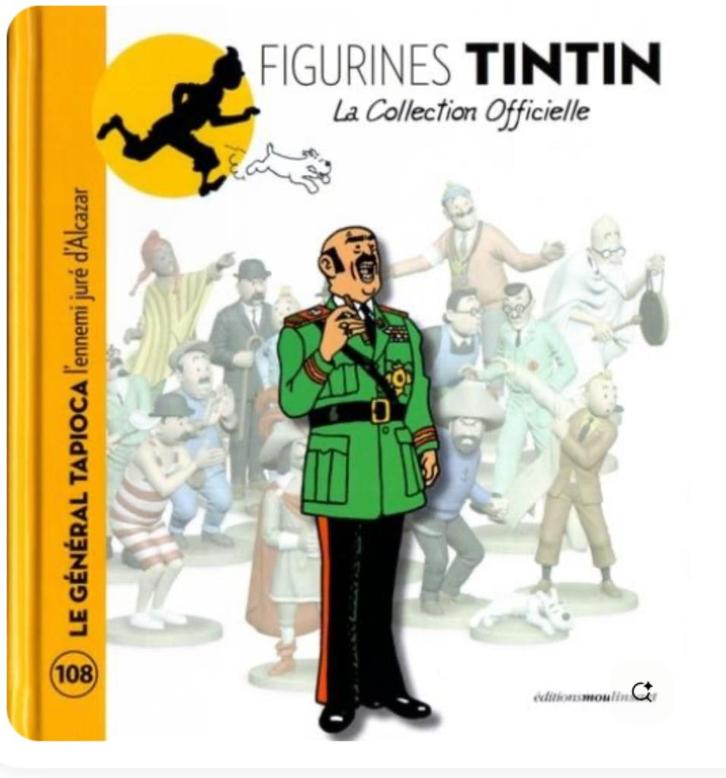 Boekje + certificaat Moulinsart Generaal Tapioca ZOEKERTJE, Verzamelen, Poppetjes en Figuurtjes, Ophalen of Verzenden