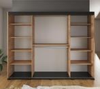 Kleerkast / Wardrobe, Ophalen, 150 tot 200 cm, Zo goed als nieuw, 50 tot 75 cm