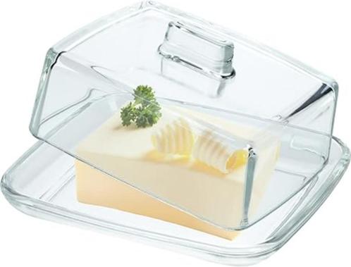 Botervloot van glas met deksel en handvat | Nieuw, Huis en Inrichting, Keuken | Servies, Nieuw, Overige typen, Overige stijlen