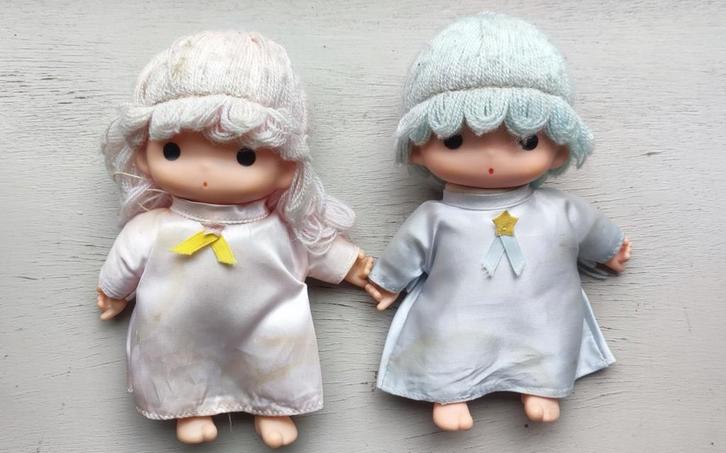 Rares petites étoiles jumelles vintage., Enfants & Bébés, Jouets | Poupées, Utilisé, Enlèvement ou Envoi