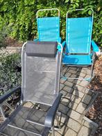 Drie camping stoelen, Caravanes & Camping, Meubles de camping, Enlèvement, Comme neuf, Chaise de camping