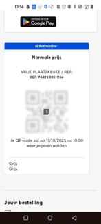 Ticket Tamino Vorst Nationaal 31 okt, Tickets en Kaartjes