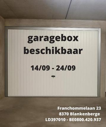 Garage te huur voor vakantie beschikbaar voor biedingen