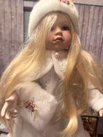 Mooie grote porseleinen verzamelpop, Verzamelen, Poppen, Ophalen, Zo goed als nieuw, Pop