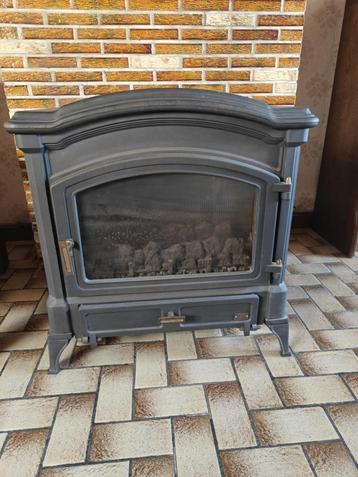 Cuisinière à gaz en fonte 'Nestor Martin', Enlèvement, Autoportant, Gaz, Utilisé