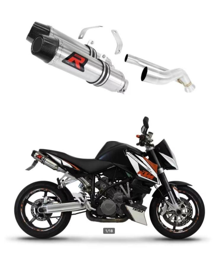 Dominator Uitlaten KTM SuperDuke 990 2005 - 2013, Motoren, Onderdelen | Merk-onafhankelijk, Nieuw, Ophalen of Verzenden