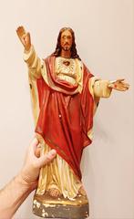 Groot heilig hart Jezus beeld, Ophalen