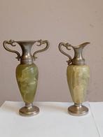 2 kleine onyx vaasjes, Antiek en Kunst, Ophalen of Verzenden