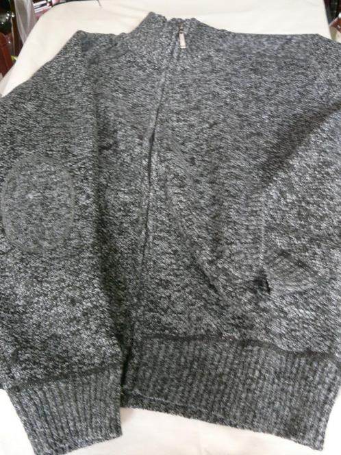 2 warme tricot vesten gevoerd met fleece , ritssluiting, Kleding | Heren, Truien en Vesten, Zo goed als nieuw, Maat 48/50 (M)