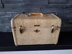 Vintage beautycase Samsonite, Gebruikt, Beige, Ophalen of Verzenden, Met spiegeltje(s)