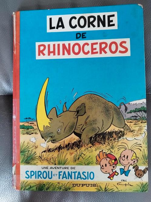 Spirou et Fantasio La corne du rhinocéros 1970, Boeken, Stripverhalen, Gelezen, Ophalen of Verzenden