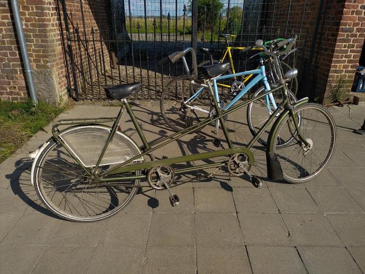 Tandem Gazelle Vintage, Fietsen en Brommers, Fietsen | Tandems, Gebruikt, Minder dan 10 versnellingen, Ophalen