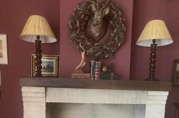 Engelse tafellampen P.Porters 2 stuks beschikbaar voor biedingen