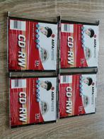 CD-RW 4 stuks nieuw, Computers en Software, Ophalen of Verzenden, Nieuw, Cd, Herschrijfbaar