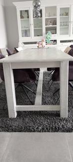 Zware eiken klooster tafel, Ophalen, 200 cm of meer, 50 tot 100 cm, Zo goed als nieuw