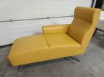 chaise longue montel echt leer (bezorgoptie), Huis en Inrichting, Ophalen of Verzenden, Zo goed als nieuw, Overige kleuren, Leer