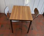 Table + 2 chaises Formica vintage, Enlèvement, Utilisé, Métal