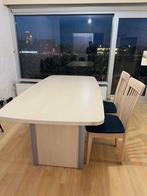 Dining table with 2 chairs, Ophalen, Zo goed als nieuw, Minder dan 4 stoelen