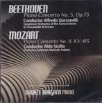 Mozart, Beethoven. Pianoconcerten CD neuf + 1CD gratis, Ophalen of Verzenden, Classicisme, Nieuw in verpakking, Orkest of Ballet