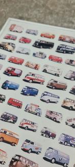 VW Transporter Vintage Retro groot verjaardagsframe, Ophalen of Verzenden, Zo goed als nieuw