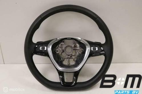 Multifunctie leder stuur + flippers VW Golf 7 5GM419091AM, Auto-onderdelen, Interieur en Bekleding, Gebruikt