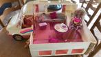 Vintage barbie caravan, Kinderen en Baby's, Speelgoed | Poppen, Gebruikt, Ophalen of Verzenden, Barbie