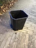 Grote vierkante kweekpotten 25,5 x 27 cm harde plastic, 25 tot 40 cm, Kunststof, Vierkant, Zo goed als nieuw