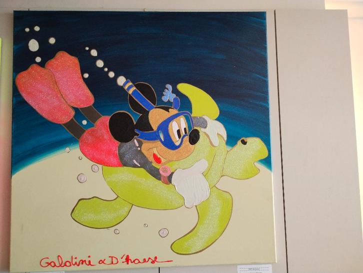 Mickey Mouse, Collections, Disney, Comme neuf, Image ou Affiche, Mickey Mouse, Enlèvement ou Envoi