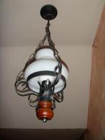 2 quinquets Fer forgé, Enlèvement ou Envoi, Comme neuf, Verre