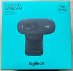 Logitech C270 HD Webcam & Mic, Comme neuf, Enlèvement