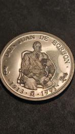 Spain,5 Ecu Proof,Juan De Borbon, zilver large mooi munt, Enlèvement ou Envoi, Autres pays, Monnaie en vrac, Argent