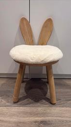 J-Line Stoel Oor konijn hout naturel, Maison & Meubles, Tabourets, Enlèvement, Comme neuf, Bois