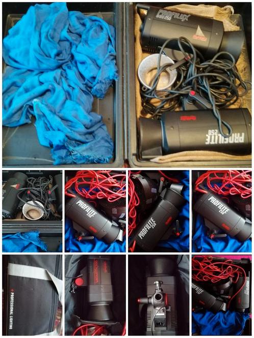 ✓Set 6 FLASHES STUDIO MULTIBLITZ & MANFROTTO = 3.300 euro, Audio, Tv en Foto, Foto | Flitsers, Gebruikt, Overige merken, Ophalen