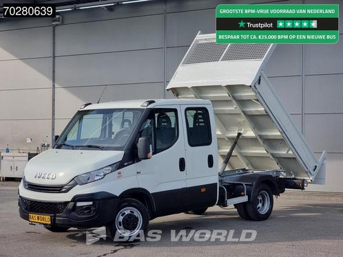 Iveco Daily 35C12 Kipper Dubbel Cabine Dubbellucht 3,5t Trek, Auto's, Bestelwagens en Lichte vracht, Bedrijf, Te koop, Airconditioning