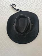 Zwarte stoffen hoed, Ophalen of Verzenden, Zo goed als nieuw, One size fits all, Hoed