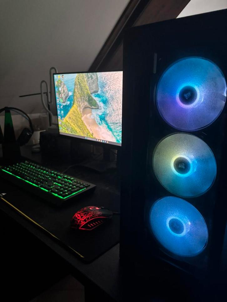 Pc gamer, Informatique & Logiciels, Ordinateurs de bureau, Utilisé, SSD, 16 GB, Gaming, Enlèvement