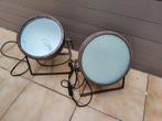 Twee lampen te koop, Ophalen of Verzenden, Gebruikt, Glas