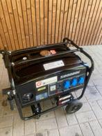 GENMORE 5000DDC-generator, Doe-het-zelf en Bouw, Aggregaten, Ophalen, Elektrisch startend, Benzine, Zo goed als nieuw