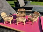 Vintage - Barbie Rotan set / x 2, Verzamelen, Ophalen, Zo goed als nieuw