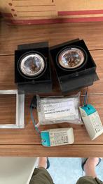 Delta light inbouw spots minigrid trimless, Huis en Inrichting, Lampen | Spots, Halogeen, Gebruikt, Metaal of Aluminium, Design