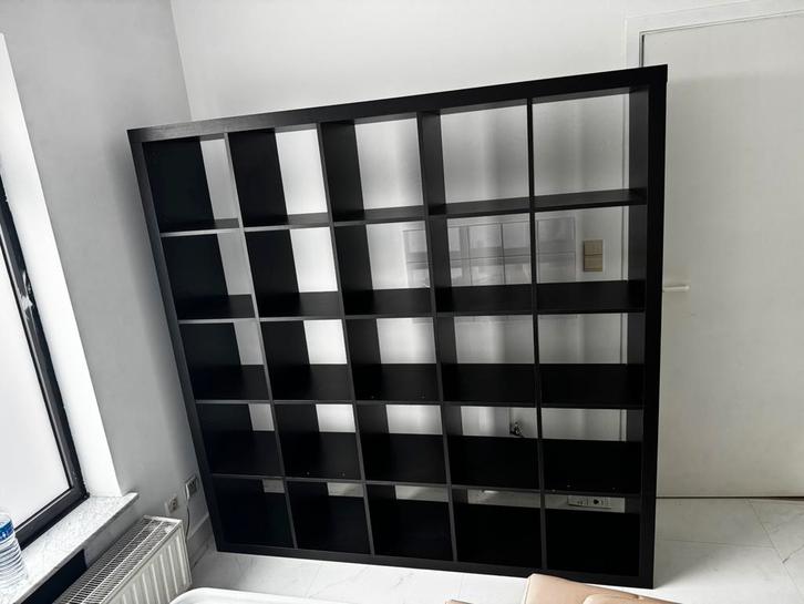 Kallax ikea kast zwartbruin XL, Huis en Inrichting, Kasten | Stellingkasten, Gebruikt, Ophalen
