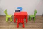 Ikea Kleurrijke Kindertafel met 4 Stoelen, Kinderen en Baby's, Kinderstoelen, Niet ingevuld, Niet ingevuld, Niet ingevuld