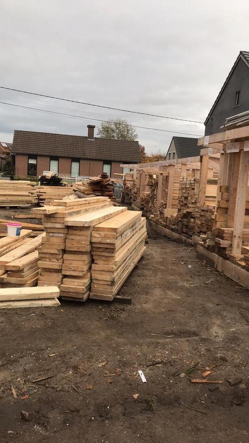 Recup houten balken aan heel GOEDKOPE prijzen!, Doe-het-zelf en Bouw, Hout en Planken, Zo goed als nieuw, Steigerhout, Ophalen of Verzenden