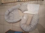 Voedingskussen en nestje met sterren in grijs en wit, Kinderen en Baby's, Babyvoeding en Toebehoren, Ophalen, Gebruikt, Voedingskussen