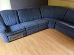 Blauwe sofa / hoeksalon, Huis en Inrichting, Zetels | Zetels, Ophalen, Gebruikt, Hoekbank, 300 cm of meer