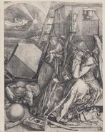 1514 - Albrecht DÜRER - Melencolia I, Verzamelen, Foto's en Prenten, 1940 tot 1960, Zo goed als nieuw, Prent, Verzenden